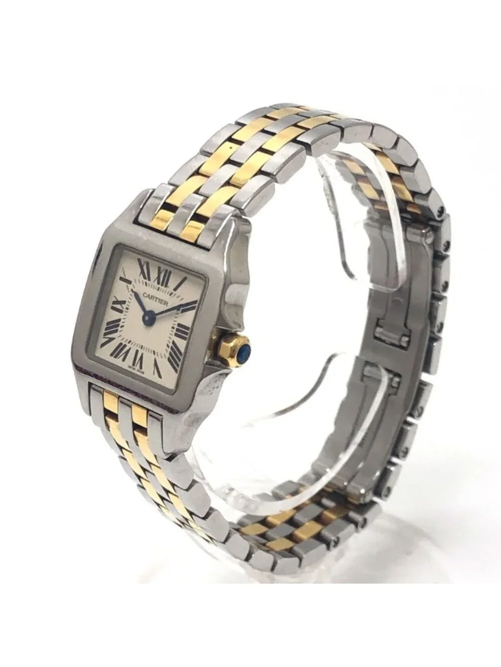 Cartier Watch Santos Demoiselle SM SS 18k Silver
